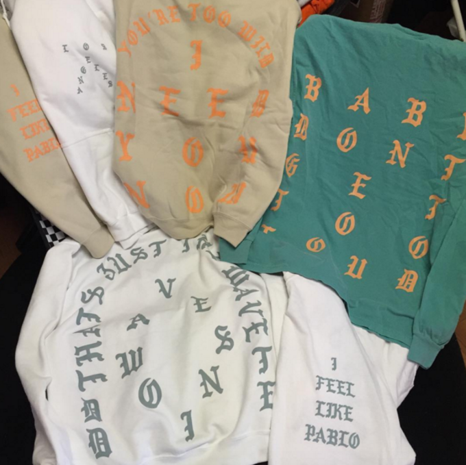 kanye tlop merch